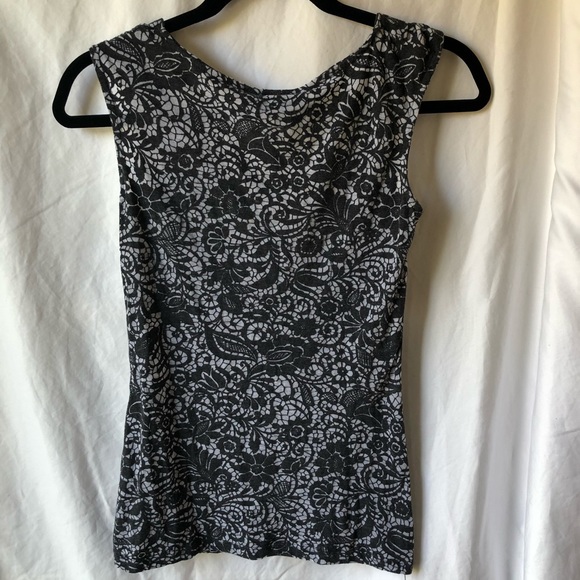 INC International Concepts V-Neck Patterned Top - Picture 3 of 5